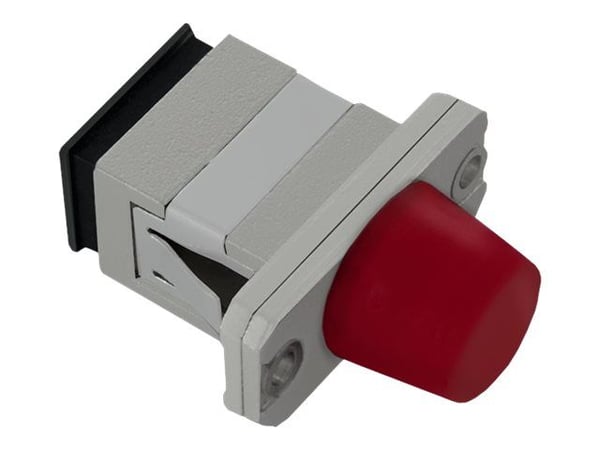 Qoltec Hybrid Simplex - Verkkoliitin - SC/UPC single mode (naaras) - FC/UPC single mode (naaras) - valokuituoptiikka