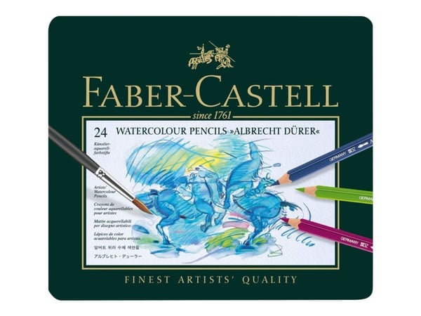 Faber-Castell ALBRECHT DÜRER - Fargeblyant - permanent - assorterte farger - 3.8 mm (en pakke 24)