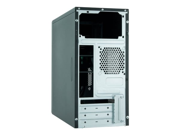 Chieftec Elox Series HO-12B - Tårn - micro ATX 350 Watt (ATX) - sortering - USB/Lyd