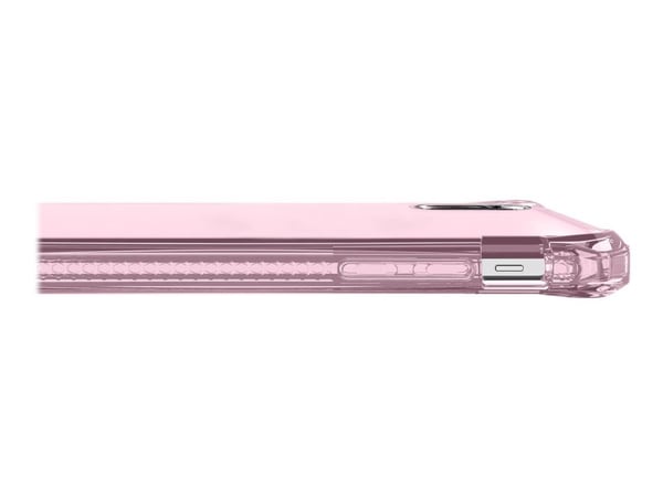 ITSKINS Spectrum Clear - Baksidedeksel for mobiltelefon - termoplast-polyuretan (TPU), Impacthane - Lys lyserød - 6.5" - for Apple iPhone XS Max
