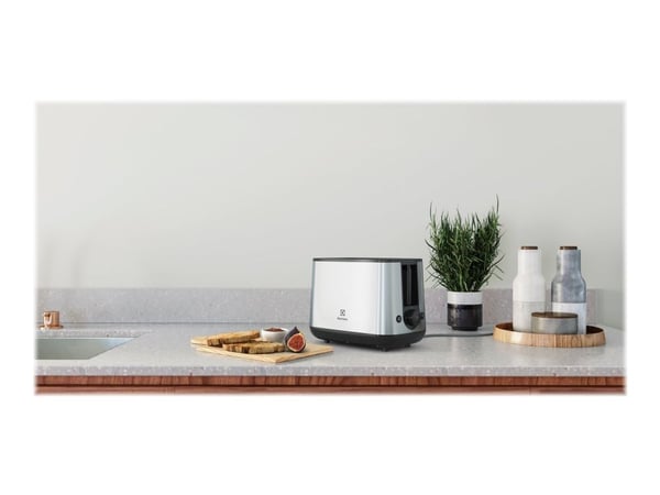 Electrolux Create 3 E3T1-3ST - Brødrister - 2 skive - 2 Spor - rustfritt stål