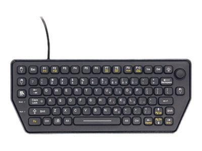 iKey SLK-79-FSR - Tastatur - med Force Sensing Resistor Pointing Device - bakbelysning - USB