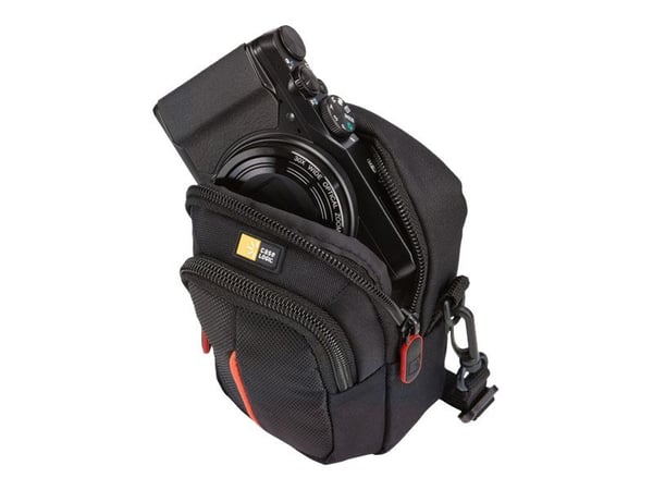Case Logic Advanced Point and Shoot Camera Case - Eske for kamera - polyester - svart