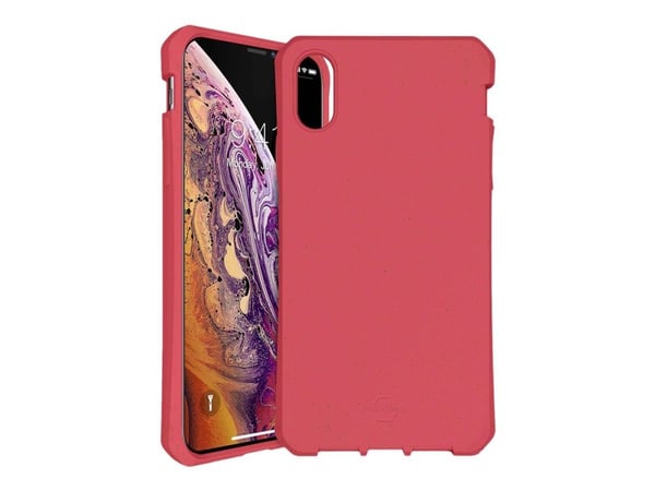 ITSKINS FERONIABIO // TERRA - Baksidedeksel for mobiltelefon - Impactane Bio - rød - 5.8" - for Apple iPhone X, XS