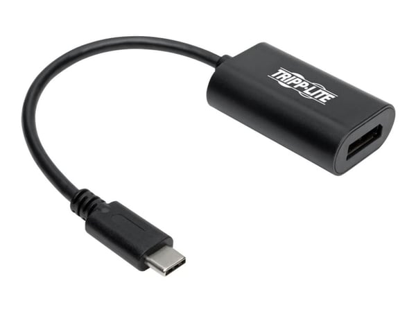 Tripp Lite USB C to DisplayPort Video Adapter Converter 4K x 2K @ 60Hz, musta, USB Type C to DP, USB-C, USB Type-C 6in - Ekstern videoadapteri - US...