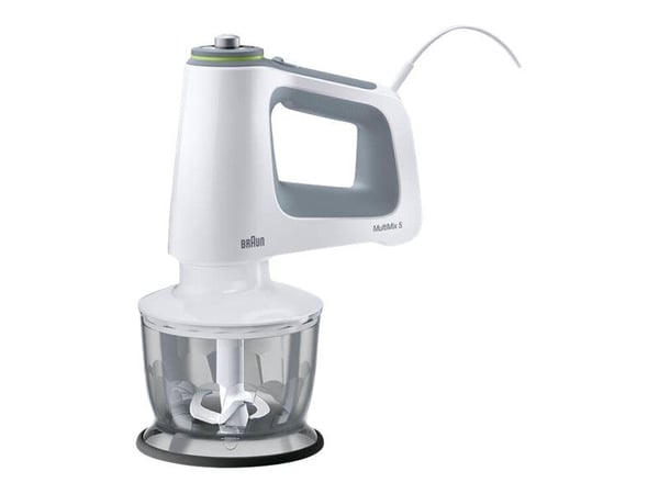 Braun MultiMix 5 HM 5137 WH - Håndmikser - 750 W - hvit/grå