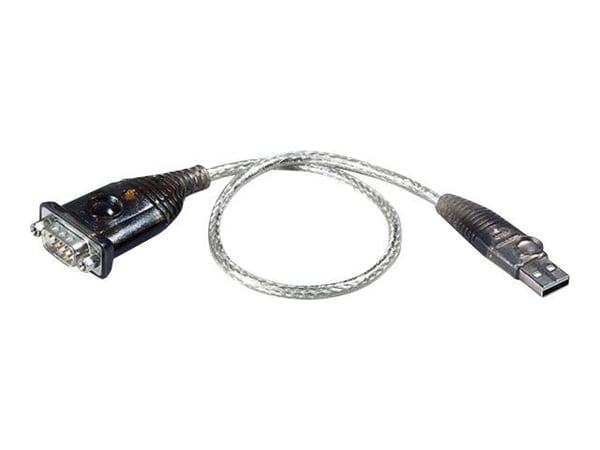 ATEN UC232A1-AT, Sort, Metallic, 1 m, USB Typ-A, DB-9, Hanstik, Hanstik