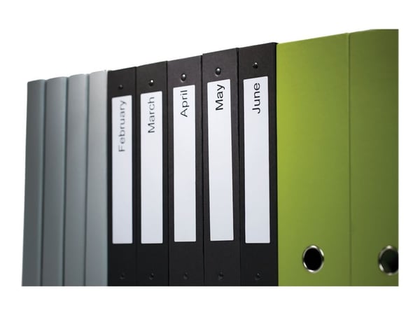 DYMO LabelWriter LAF Labels Large - Svart på vitt - 59 x 190 mm 110 etikett (er) (1 rulle/rullar x 110) LAF-etiketter - för DYMO LabelWriter 310, 3...