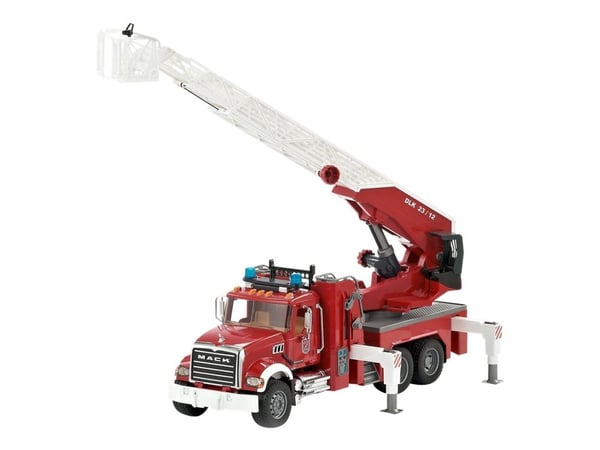BRUDER Professional series - MACK Granite brandbil med svingestige og vandpumpe