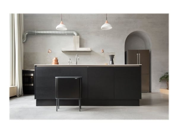Brabantia Bo Touch Bin - Søppelbøtte - flipp-lokk - 36 L - matt svart