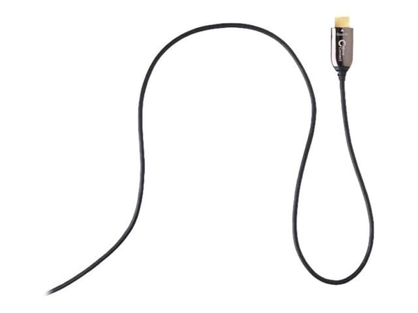 MicroConnect Premium - Sett for HDMI-kabel med Ethernet - hybridkobber / fiberoptikk - svart - 1080p-støtte, aktiv optisk hybridkabel, støtte for D...