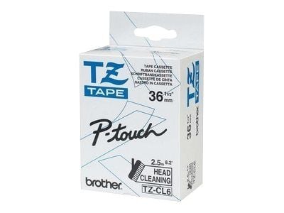 Brother TZe-CL6, Tulostuspään puhdistusteippi, Brother, Lämpösiirto, Musta, 3,6 cm, P-touch 9200pc/9300pc/9500pc/9700pc/9800pc