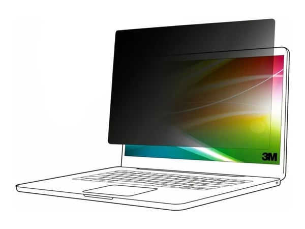 3M - Notebookpersonvernsfilter - lyssterk skjerm, 3:2 - klebemiddel - 13" - svart - for Microsoft Surface Pro 8, Pro 9, Pro X