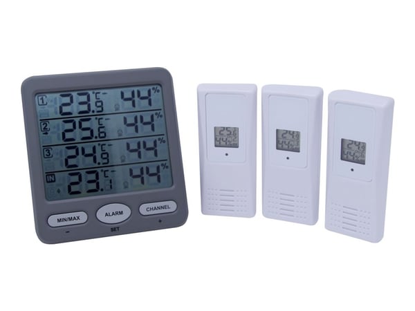 TFA Klima-Monitor - Termohygrometer - digital - grå