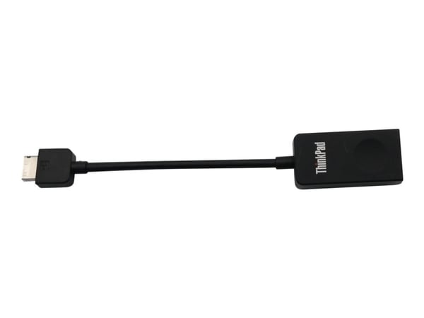 Lenovo ThinkPad Ethernet Extension Adapter Gen 2 - Nettverkadapterkabel - RJ-45 (hunn) til forlengelseskontakt for Lenovo Ethernet (hann) - FRU - f...