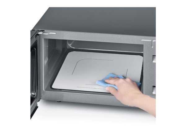 SEVERIN MW 7762 - Mikrobølgeovn med grill - 20 liter - 800 W - svart/rustfritt stål