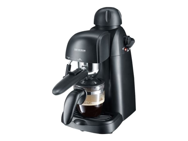 SEVERIN KA 5978 - Kaffemaskin med melkeskummer - 3.5 bar - 4 kopper - svart