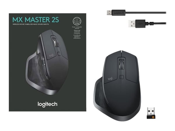 Logitech MX Master 2S langaton hiiri 4000 DPI, grafiitti