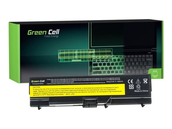 Green Cell LE05, Akku, Lenovo, ThinkPad T410 T420 T510 T520 W510 Edge 14 15 E525
