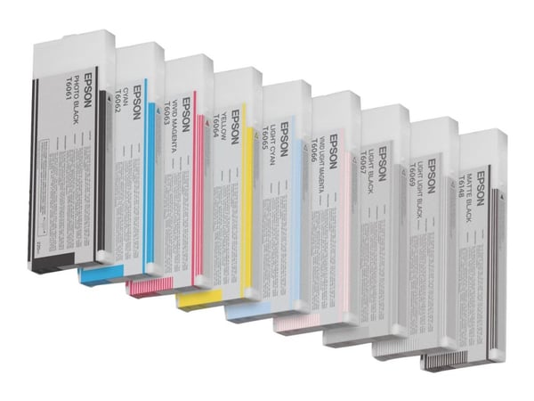 Epson T606C - 220 ml - lys magenta - original - blekkpatron - for Stylus Pro 4800