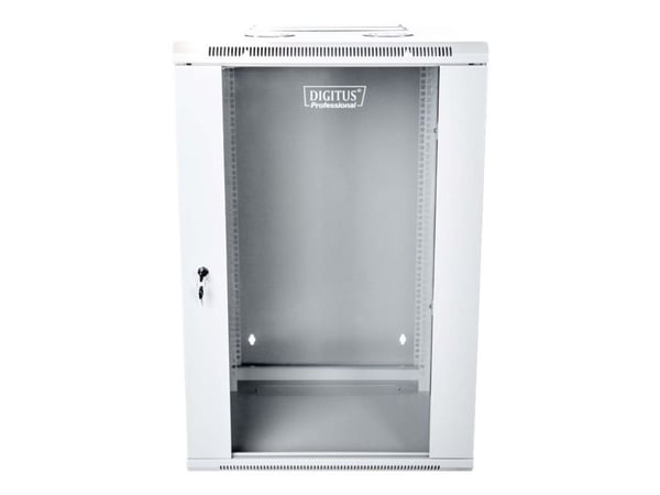 DIGITUS Professional DN-WD19 12U/600 - Skap - veggmonterbar - grå, RAL 7035 - 12U - 19"