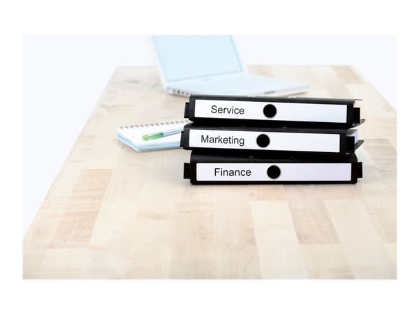 HERMA Special - Papper - matt - permanent självhäftande - perforerad - vit - 34 x 297 mm 125 etikett (er) (25 ark x 5) ogenomskinliga pärmetiketter