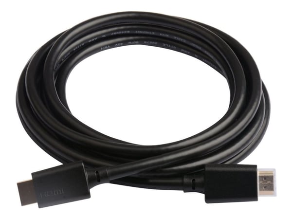 TECHly - Ultra High Speed - HDMI-kabel med Ethernet - HDMI hane till HDMI hane - 2 m - svart - stöd för 10K