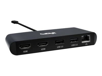 CalDigit Thunderbolt 3 mini Dock Dual HDMI - Dokkingstasjon - Thunderbolt 3 - HDMI - 1GbE