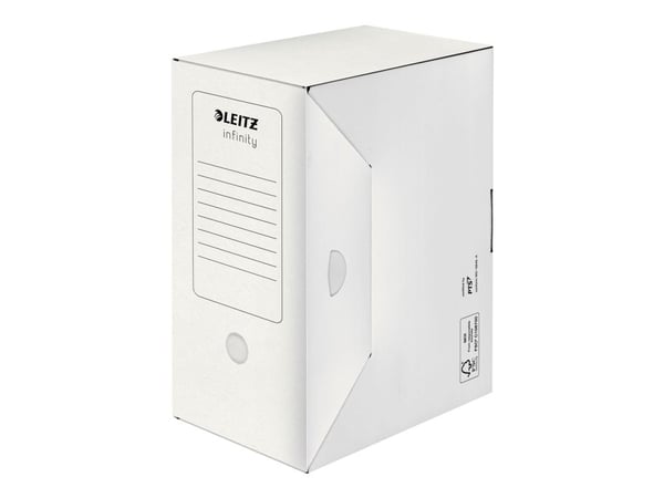 Leitz Infinity - Boxfil - ryggbredd: 150 mm - för A4 - vit