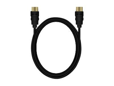 MediaRange - HDMI-kaapeli Ethernetillä - HDMI-liitin HDMI-liittimeen - 1,8 m - kolminkertaisesti suojattu - musta - pyöreä, 4K-tuki MediaRange - HDMI-kaapeli Ethernetillä - HDMI-liitin HDMI-liittimeen - 1,8 m - kolminkertaisesti suojattu - musta - pyöreä, 4K-tuki