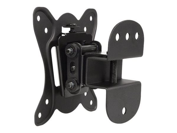 Maclean MC-670 - Monteringssett (spindel) - for TV og skjerm - metall - pulverbelagt svart - skjermstørrelse: 13"-27" - veggmonterbar