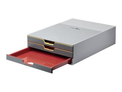 DURABLE VARICOLOR 3 - Skuffskap - 3 skuffer - for Letter, A4, C4, Folio