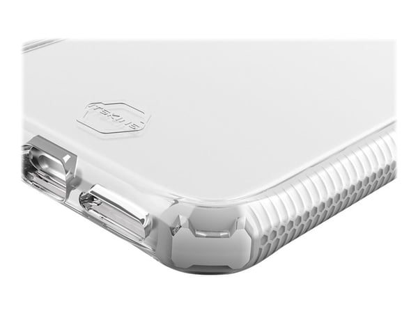 ITSKINS Supreme // Clear - Baksidedeksel for mobiltelefon - termoplast-polyuretan (TPU) - gjennomsiktig, hvit - 5.8" - for Apple iPhone X, XS