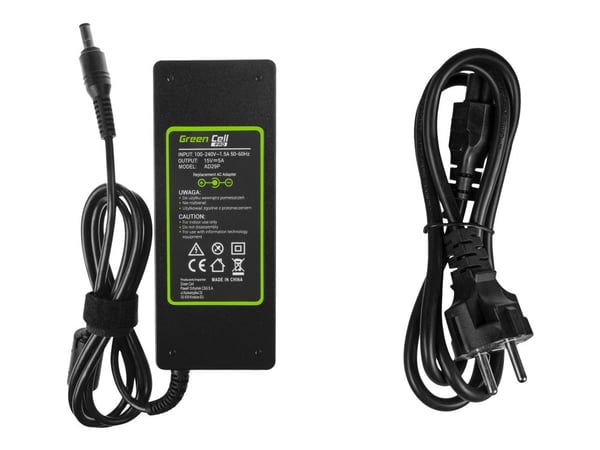 Green Cell PRO - Strømadapter - AC - 75 watt - svart - for Toshiba Satellite A100, P100, S500