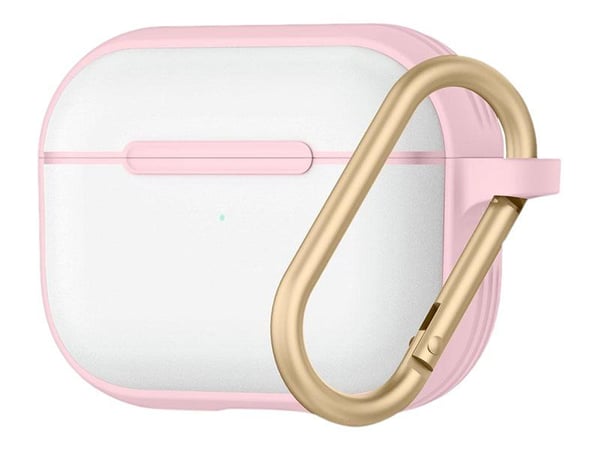 Ciel by CYRILL Color Brick - Fodral för trådlösa öronsnäckor - polykarbonat, termoplastisk polyuretan (TPU) - Babyrosa - för Apple AirPods Pro