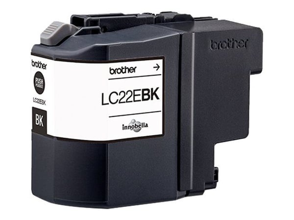Brother LC22EBK, 2400 sivua, 1 kpl, Kertapakkaus