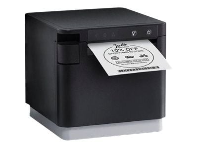 Star mC-Print3 MCP30 BK E+U - Kvitteringsskriver - direktetermisk - Rull (8 cm) - 203 dpi - inntil 250 mm/sek - USB, LAN - kutter - svart