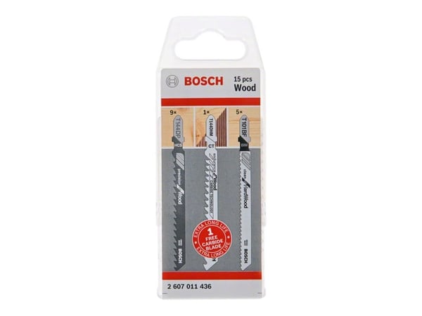 Bosch KIRVESILUUKKU SET WOOD 15PKS