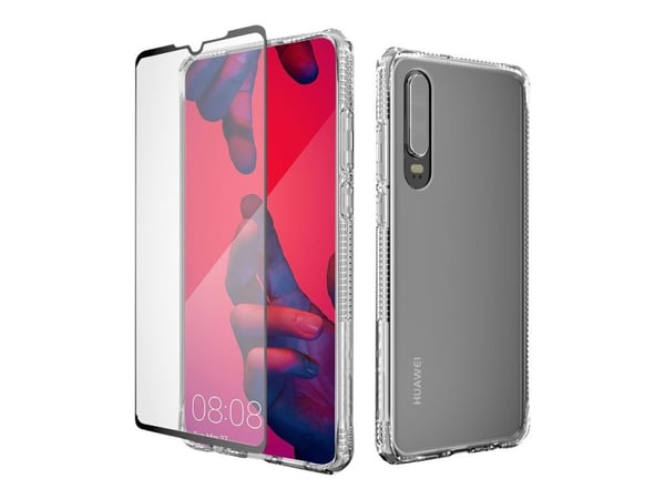 ITSKINS HYBRID // CLEAR - Baksidedeksel for mobiltelefon - polykarbonat, polymer - gjennomsiktig - for Huawei P30