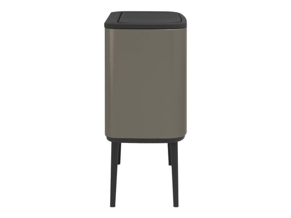 Brabantia Bo Touch Bin - Skraldespand - fliplåg - 34 L - avfallsseparation - platina