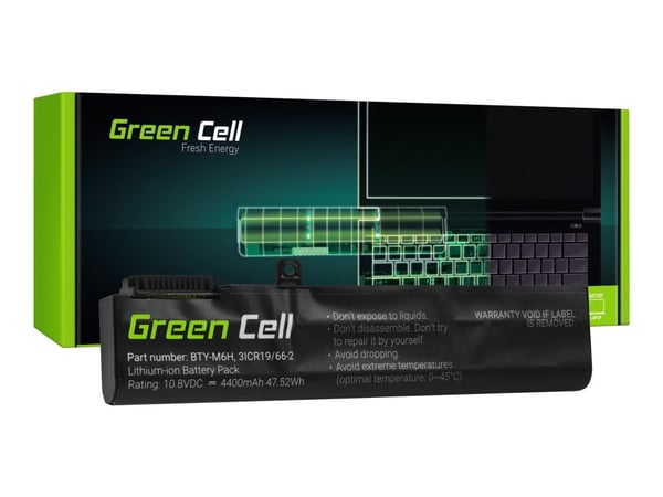 Green Cell MS16, Akku, MSI, GE62 GE63 GE72 GE73 GE75 GL62 GL63 GL73