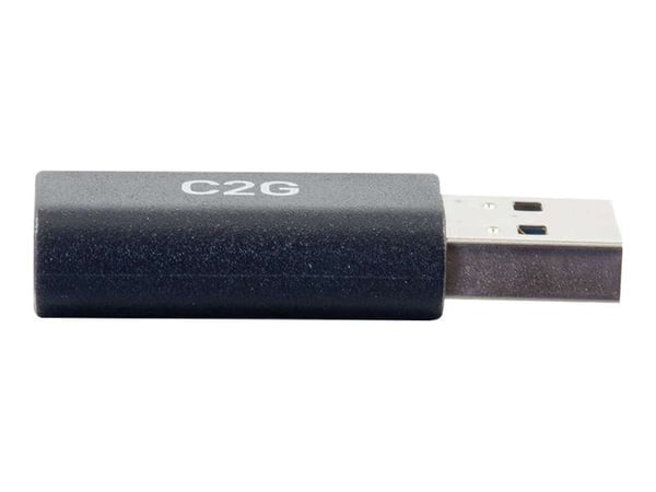 C2G USB C to USB Adapter - SuperSpeed USB Adapter - 5Gbps - F/M - USB-adapter - USB-C (hona) vändbar till USB typ A (hane) - USB 3.0 - formpressad ...