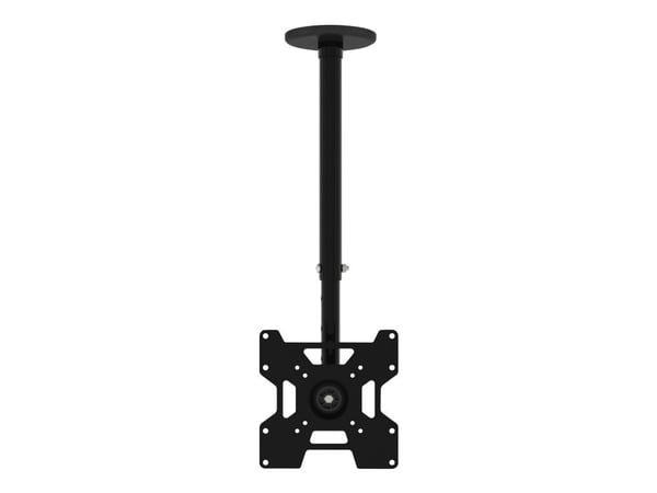 TECHly - Brakett - for LCD-skjerm - stål - svart - skjermstørrelse: 23"-37" - takmonterbar