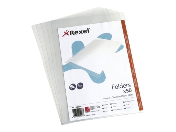 Rexel Premium - L-formet mappe - for A4 (210 x 297 mm) - blank (en pakke 50)