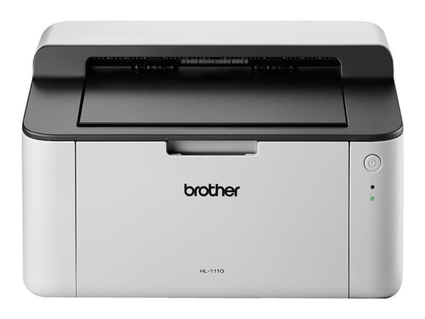 Brother HL-1110 - Tulostin - S/H - laser - A4/Legal - 2400 x 600 dpi - nopeus 20 spm - kapasiteetti: 150 ark - USB 2.0 - vihreä, lajiteltu