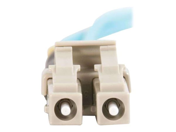 C2G LC-LC 10Gb 50/125 OM3 Duplex Multimode PVC Fiber Optic Cable (LSZH) - Nettverkskabel - LC multimodus (hann) til LC multimodus (hann) - 1 m - 1 ...