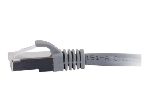 C2G Cat6a Booted Shielded (STP) Network Patch Cable - Koblingskabel - RJ-45 (hann) til RJ-45 (hann) - 15 m - STP - CAT 6a - formstøpt, uten hindrin...