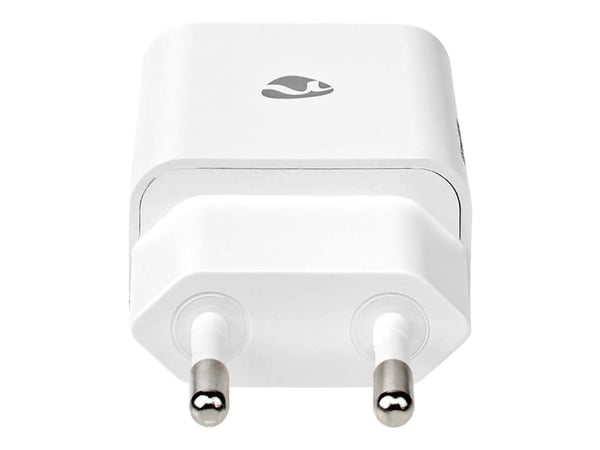 Nedis WCHAU242AWT - Strømadapter - 12 watt - 2.4 A (USB) - hvit