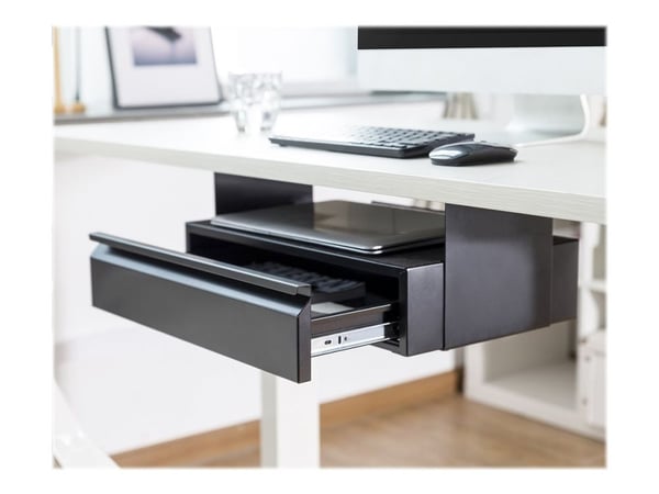 Maclean MC-875 - Monteringssett (skuff) - for notebook - svart - under skrivebor