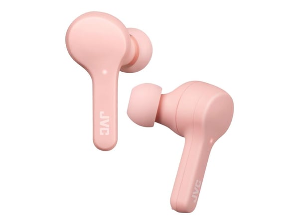 JVC HA-A7T - True wireless-hodetelefoner med mikrofon - i øret - Bluetooth - rosa